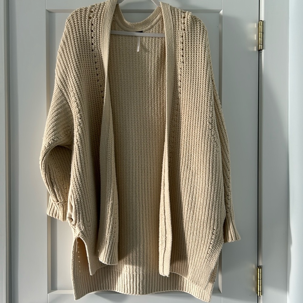 Free people sweater cardigan